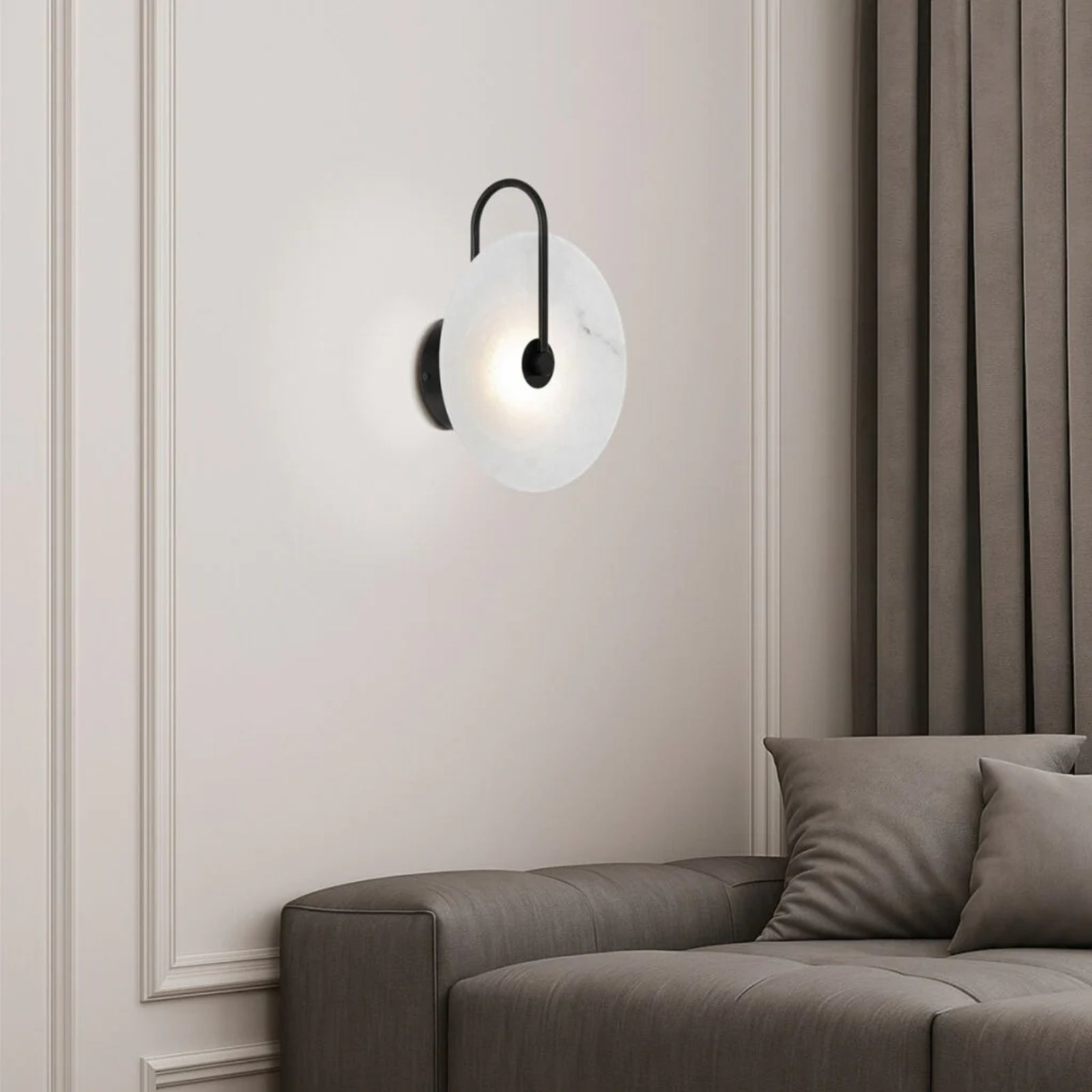 Lifestyle Telbix Zonder 5W LED Wall light Black TBS-ZONDERWB-BK - The Blue Space