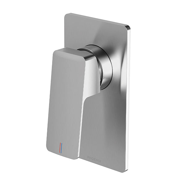 Phoenix Enviro316 Marine Grade Stainless Steel Wall and Shower Mixer. Perfect for coastal homes and suitable for outdoor use - The Blue Space
