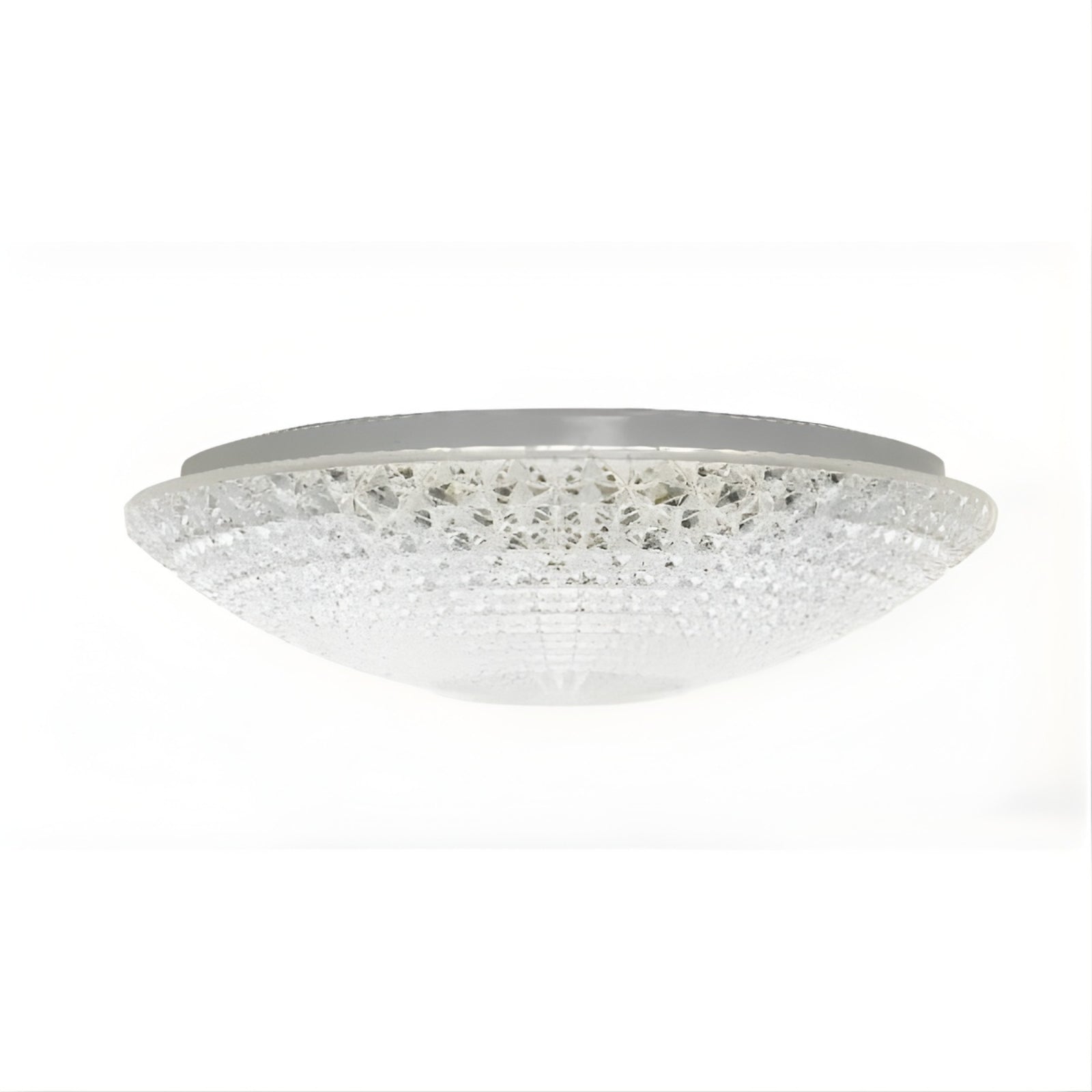 Telbix Lilac 18W 40cm LED CCT Ceiling Light Clear | The Blue Space