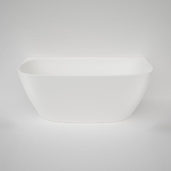 Caroma Contura II 1500mm Back to Wall Freestanding Bath - Matte White CII5WFMW