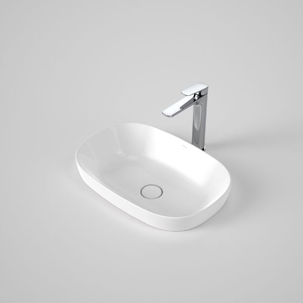 Caroma Contura II 530mm Pill Inset Basin - White - 853300W - The Blue Space