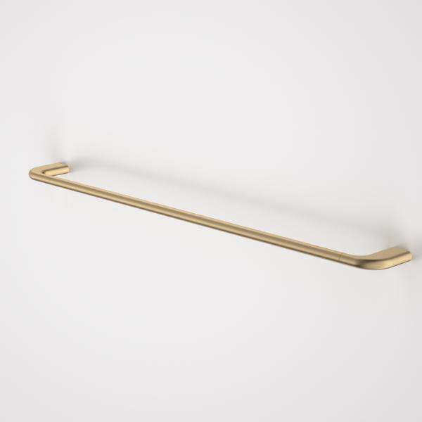 Caroma Contura II 820mm Single Towel Rail - Brushed Brass 849034BB | The Blue Space