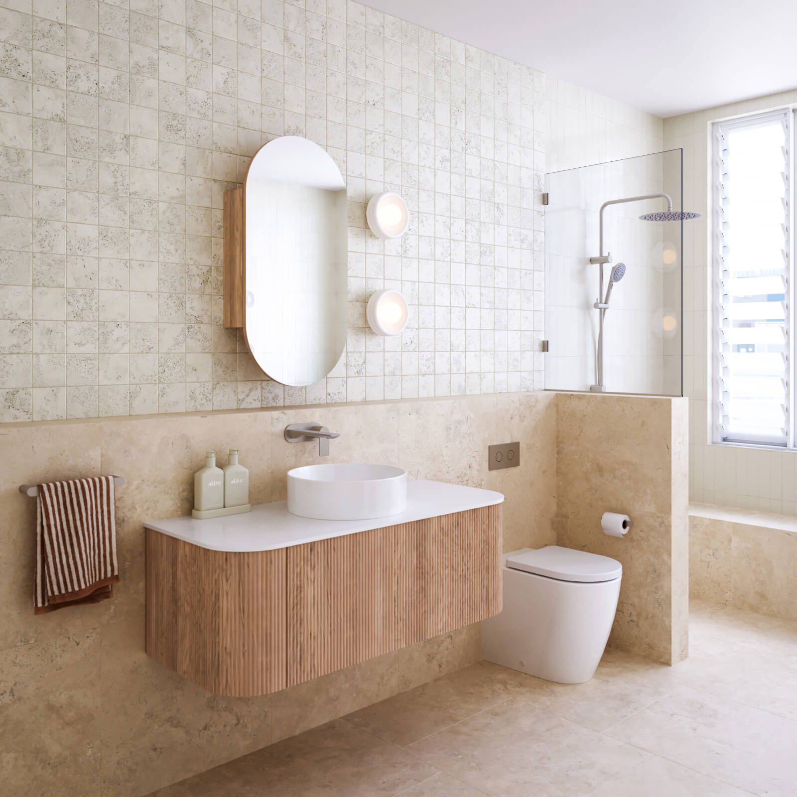 Caroma Urbane II Invisi Series II Wall Faced Bidet Suite | The Blue Space