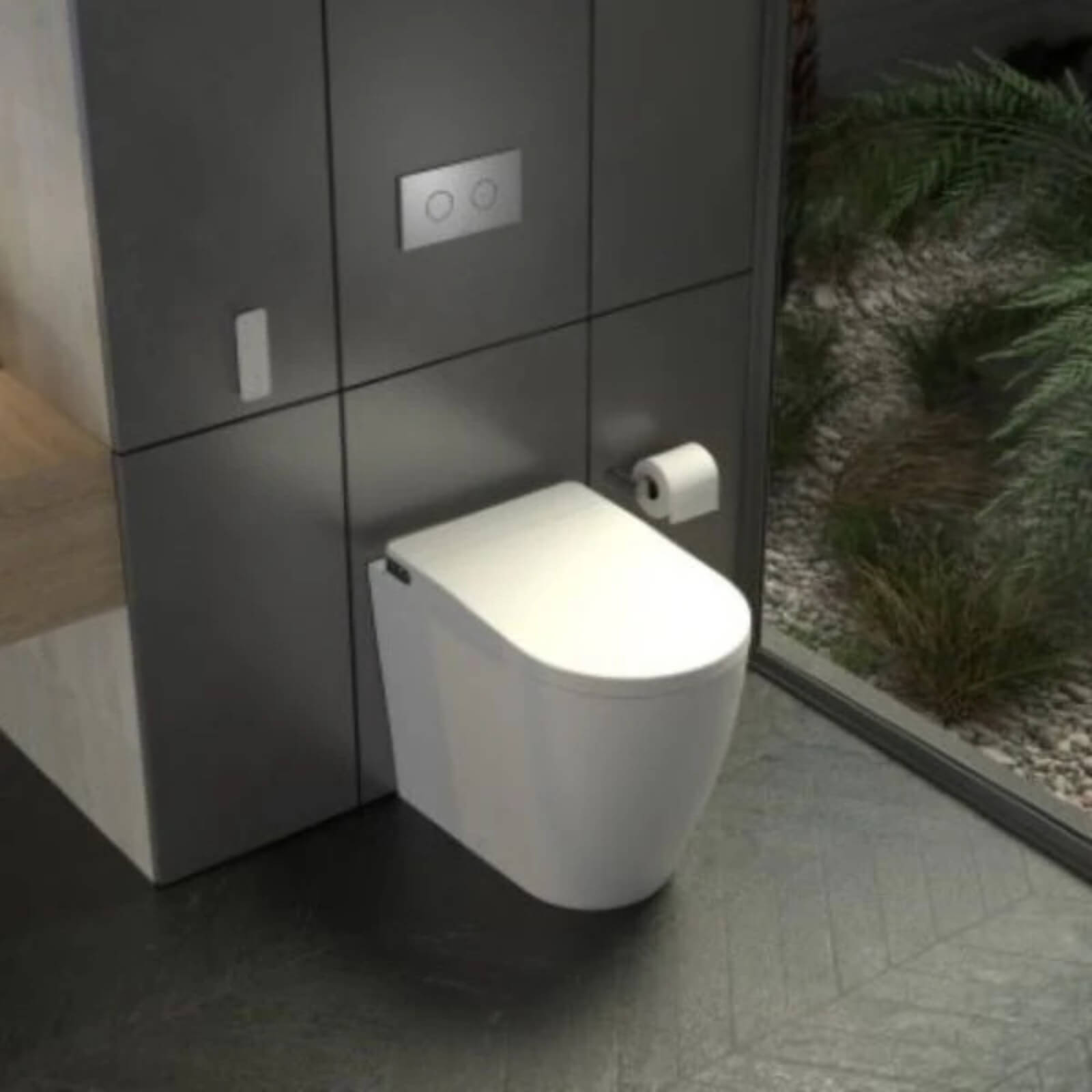 Caroma Urbane II Invisi Series II Wall Faced Bidet Suite | The Blue Space Introduces the Caroma Bidet Suite