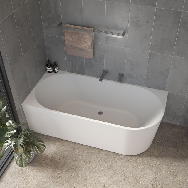 Buy Caroma URBANE II 1500 Left Hand Corner Back To Wall Bath UII5LHCW - The Blue Space