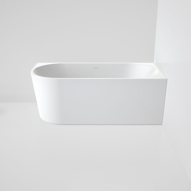 Caroma URBANE II 1500 Right Hand Corner Back To Wall Bath with Overflow UII5RHCWOF - The Blue Space