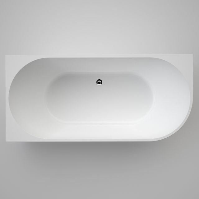 Top Caroma URBANE II 1700 Left Hand Corner Back To Wall Bath UII7LHCW - The Blue Space