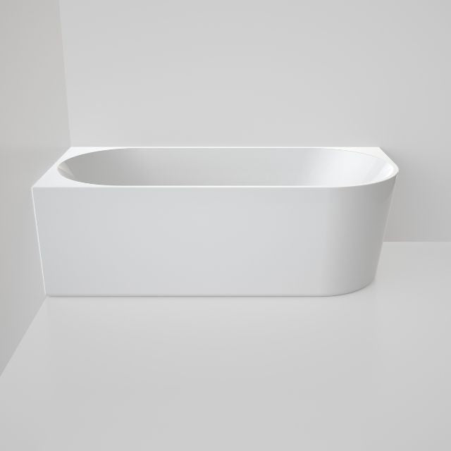 Caroma URBANE II 1700 Left Hand Corner Back To Wall Bath UII7LHCW - The Blue Space