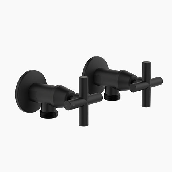 Clark Cross Washing Machine Tap Set Matte Black - The Blue Space
