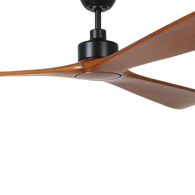 Angle Eglo Currumbin 100 Inch DC Fan Merbau Black 20619428 - The Blue Space
