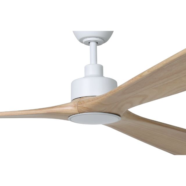 Angle Eglo Currumbin 100 Inch DC Fan Natural White 20619421 - The Blue Space