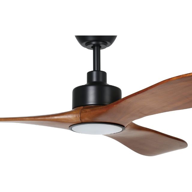 Angle Eglo Currumbin 60 Inch DC Fan Merbau Black 20619228 - The Blue Space