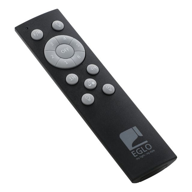 Remote Eglo Iluka 52 Inch DC Fan 18W LED Tri-Col Black Wood 20537815 - The Blue Space