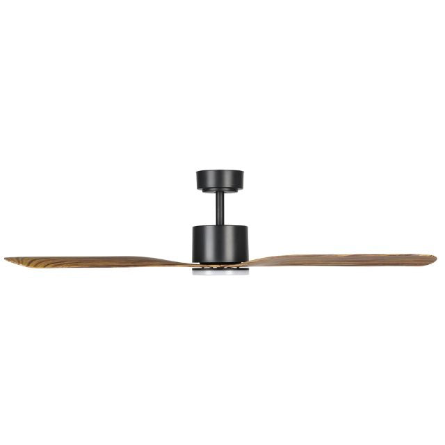 Side Eglo Iluka 52 Inch DC Fan 18W LED Tri-Col Black Wood 20537815 - The Blue Space