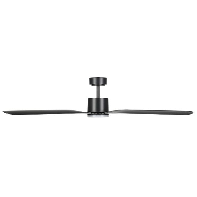 Side Eglo Iluka 60 Inch DC Fan 18W LED Tri-Col Black 20538102 - The Blue Space