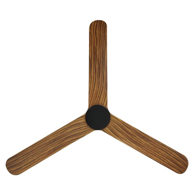 Below Eglo Iluka 60 Inch DC Fan Black Wood Hugger 20538415 - The Blue Space