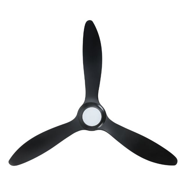 Below Eglo Kurrawa 72 Inch DC Fan 20W LED Tri-Col Black 20619102 - The Blue Space