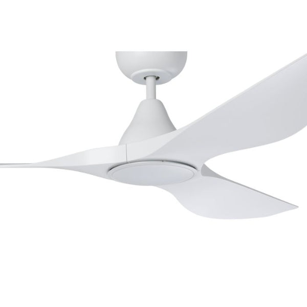 Eglo Surf 52in 132cm Ceiling Fan with 20W LED CCT Light - White | The Blue Space
