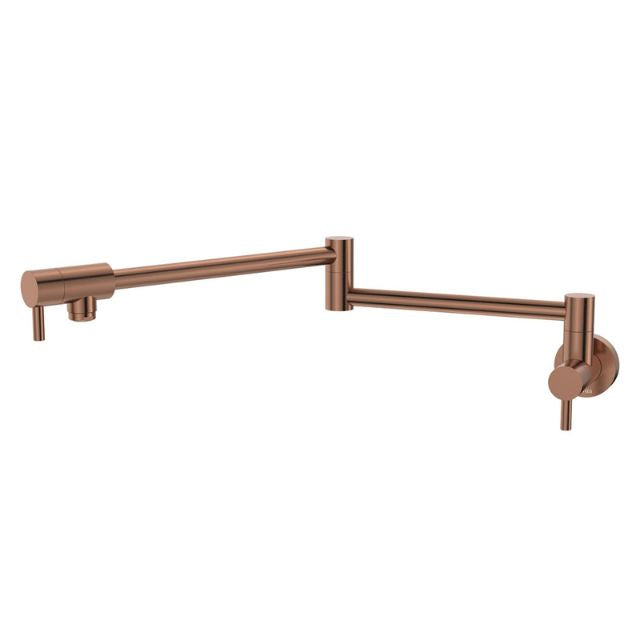 Fienza Kaya Pot Filler Wall Mixer Brushed Copper