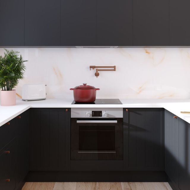 Fienza Kaya Pot Filler Wall Mixer Brushed Copper