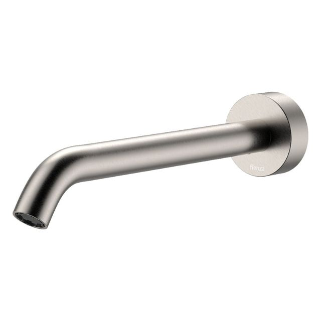 Fienza Kaya Wall Basin/Bath 220Mm Outlet With Plate Brushed Nickel 228116BN - The Blue Space