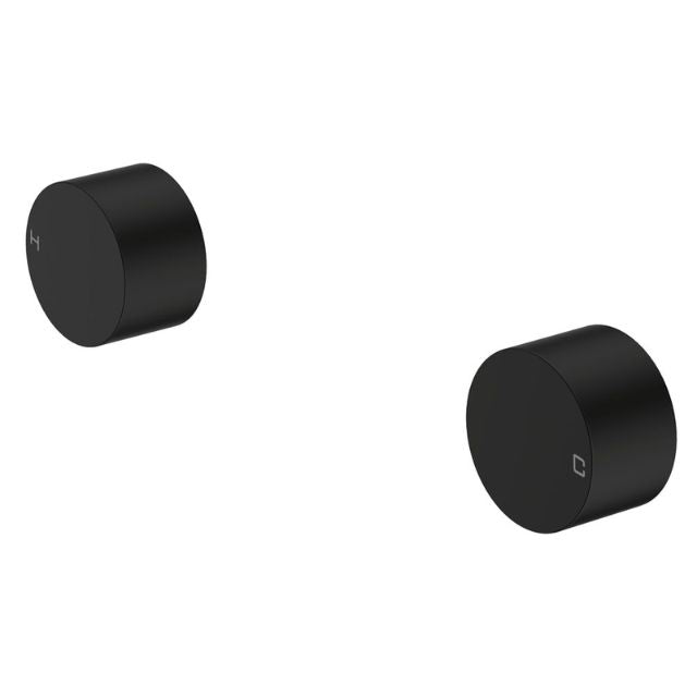 Fienza Kaya Wall Top Assemblies Matte Black 338104B - The Blue Space