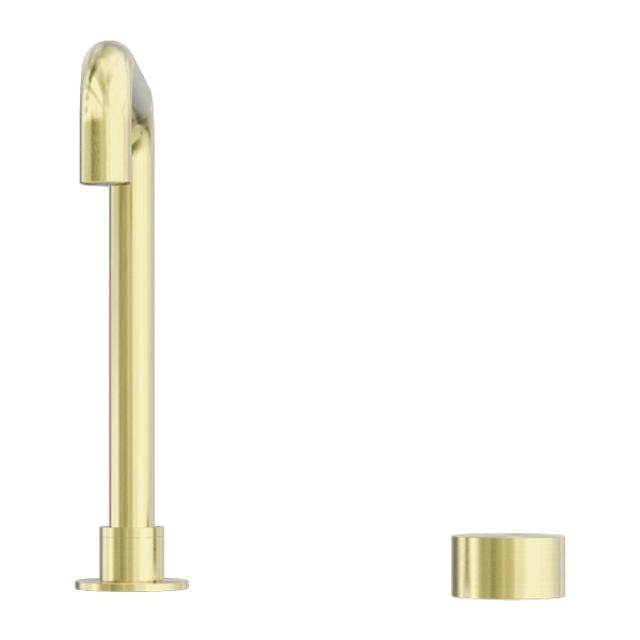 Front Nero Kara Progressive Tall Basin Set Brushed Gold NR271901ABG - The Blue Space