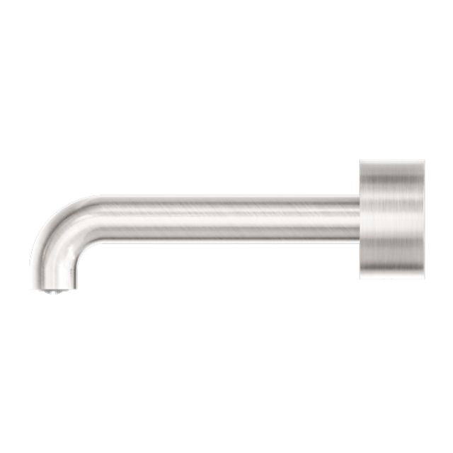 Nero Kara Progressive Wall Basin/Bath Set 185mm Brushed Nickel