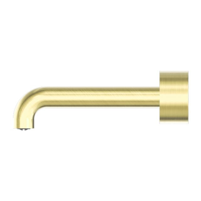 Side Nero Kara Progressive Wall Basin/Bath Set 260mm Brushed Gold NR271907A260BG - The Blue Space