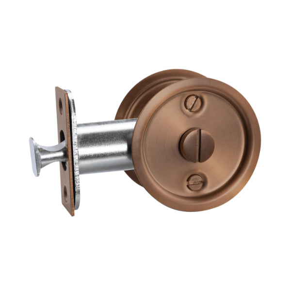 Lockwood Vivid Cavity Slider Privacy Set Bronze | The Blue Space