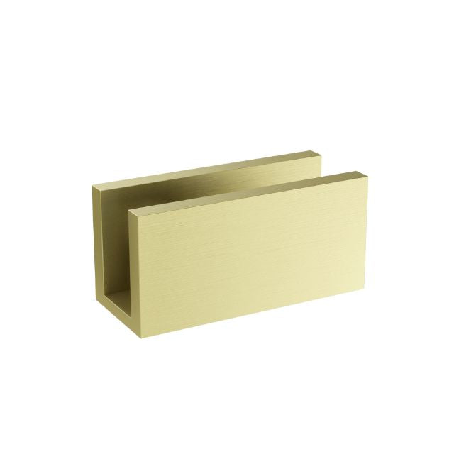 Meir Glass Fixing U Bracket Tiger Bronze