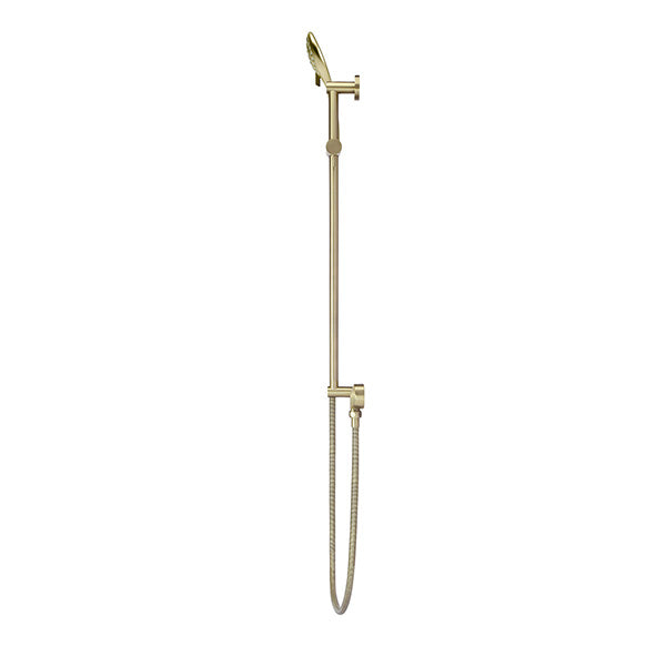 Meir Round 3 Function Rail Shower Tiger Bronze, side view - The Blue Space