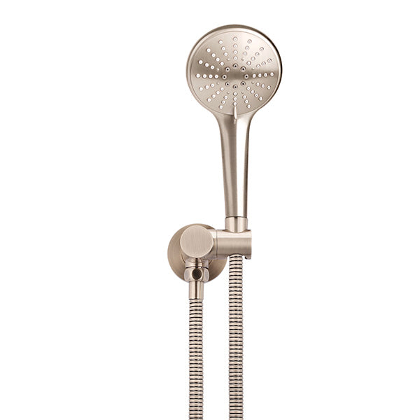 Meir 3 function hand shower on swivel outlet, easy installation - The Blue Space