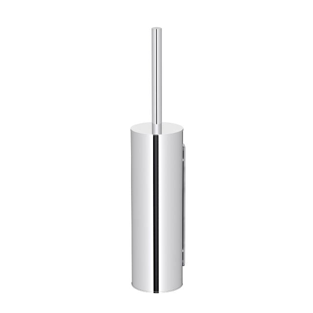 Buy Online Meir Round Toilet Brush and Holder Chrome MTO02N-R-C - The Blue Space