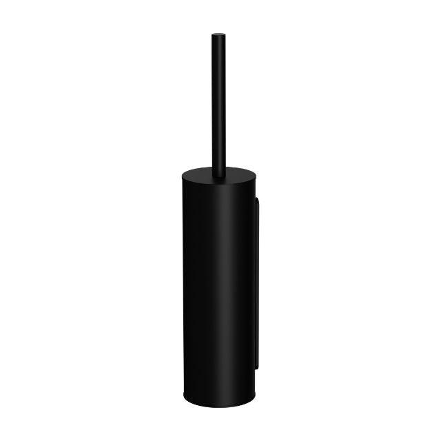 Buy Meir Round Toilet Brush and Holder Matte Black MTO02N-R - The Blue Space