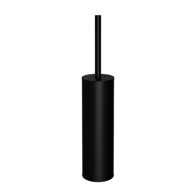 Buy Online Meir Round Toilet Brush and Holder Matte Black MTO02N-R - The Blue Space