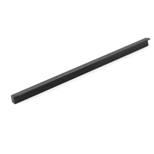 Momo Handles Flapp Pull Handle Brushed Black | The Blue Space
