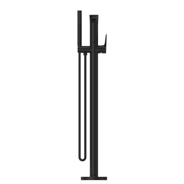 Buy Online Nero Bianca Freestanding Bath Mixer With Hand Shower Matte Black NR321503aMB - The Blue Space