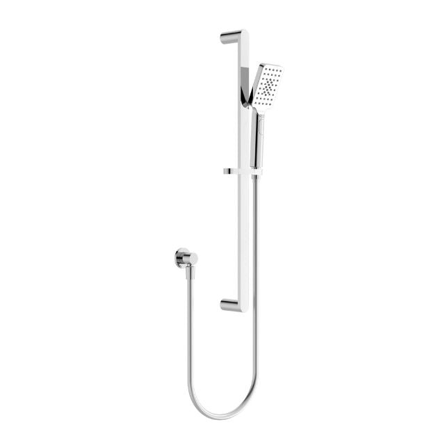 Nero Bianca Shower Rail Chrome