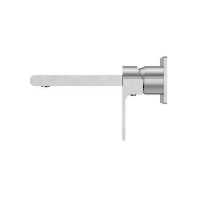 Nero Bianca Wall Basin/Bath Mixer 187mm Chrome