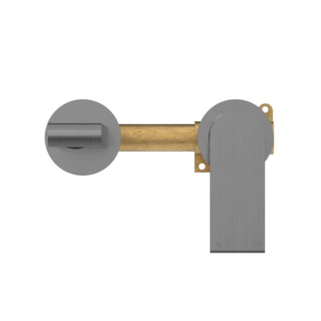 Buy Nero Bianca Wall Basin/Bath Mixer Separate Back Plate 230mm Gun Metal NR321510FGM - The Blue Space