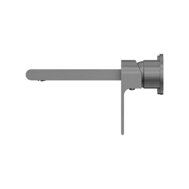 Buy Online Nero Bianca Wall Basin/Bath Mixer Separate Back Plate 230mm Gun Metal NR321510FGM - The Blue Space