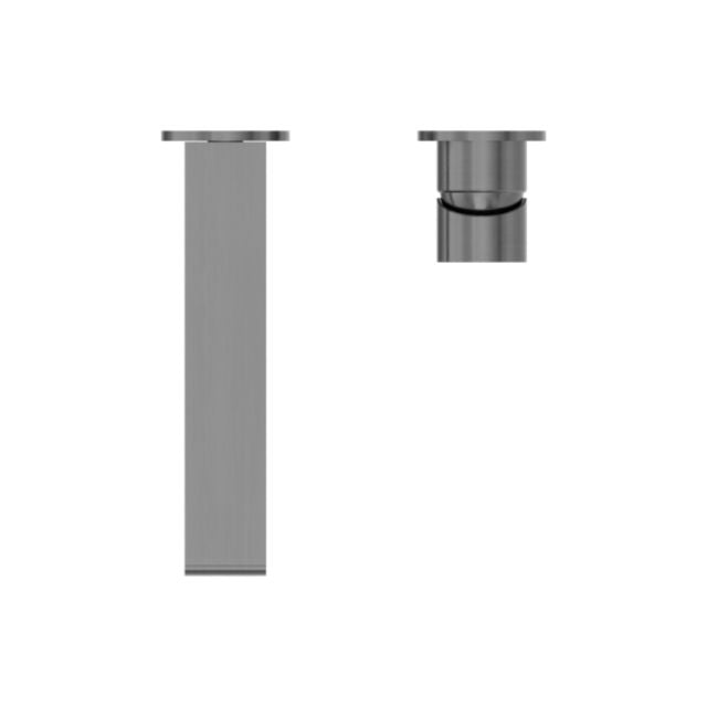 Buy Now Nero Bianca Wall Basin/Bath Mixer Separate Back Plate 230mm Gun Metal NR321510FGM - The Blue Space