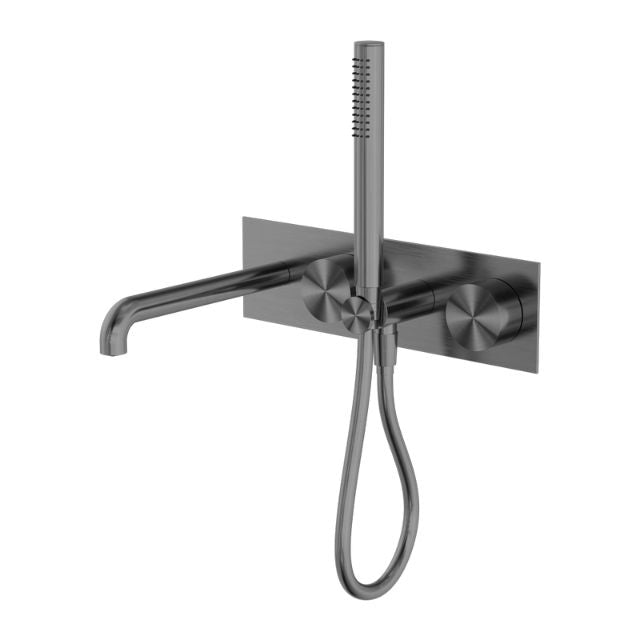 Nero Kara Progressive Shower System With Spout 250mm Gun Metal