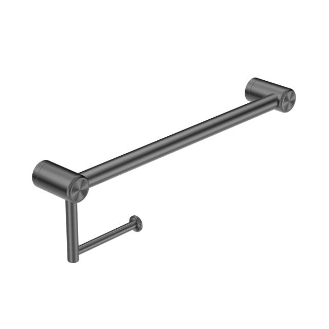 Nero Mecca Care 25mm Toilet Roll Rail 450mm Gunmetal