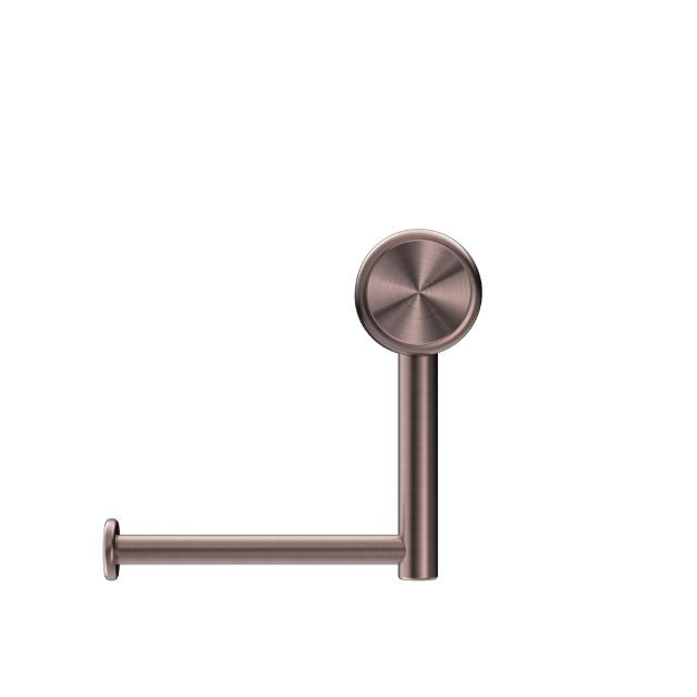 Nero Mecca Care Heavy Duty Toilet Roll Holder Brushed Bronze