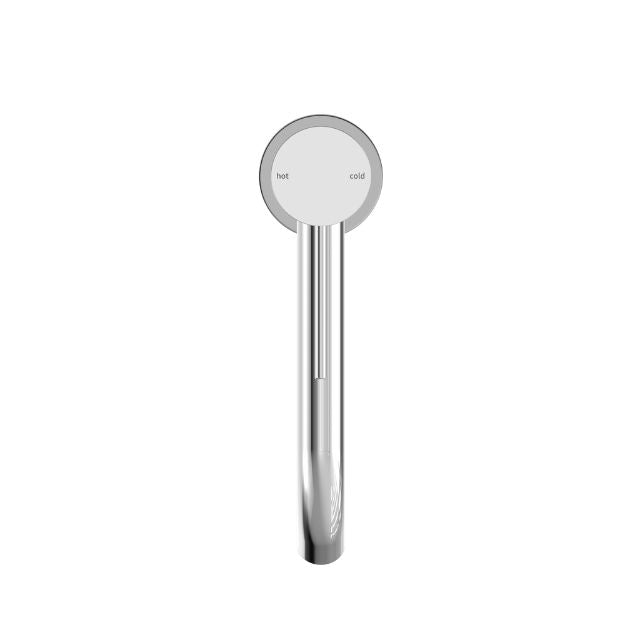 Top View Nero Mecca Mid Tall Basin Mixer Chrome - NR221901ECH - The Blue Space