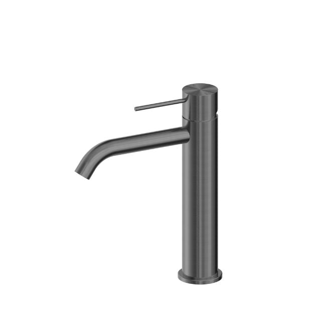 Nero Mecca Mid Tall Basin Mixer Gun Metal - NR221901EGM - The Blue Space