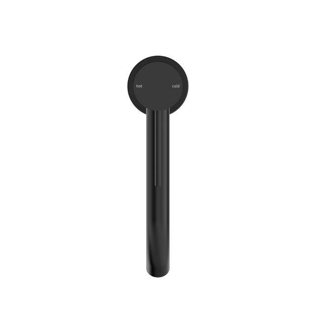 Top View Nero Mecca Mid Tall Basin Mixer Matte Black - NR221901EMB - The Blue Space