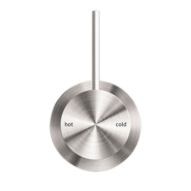 Buy Online Nero Mecca Shower Mixer with 60mm Plate and Handle Up in Brushed Nickel NR221911JBN - The Blue Space